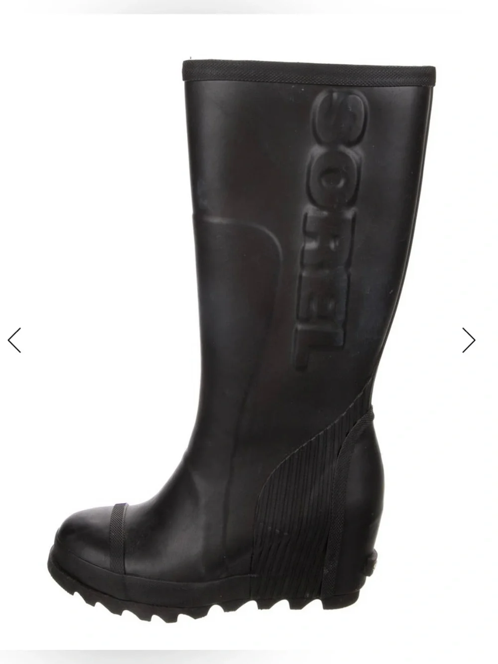 Sorel Black Women's Tall Waterproof Rain Boots